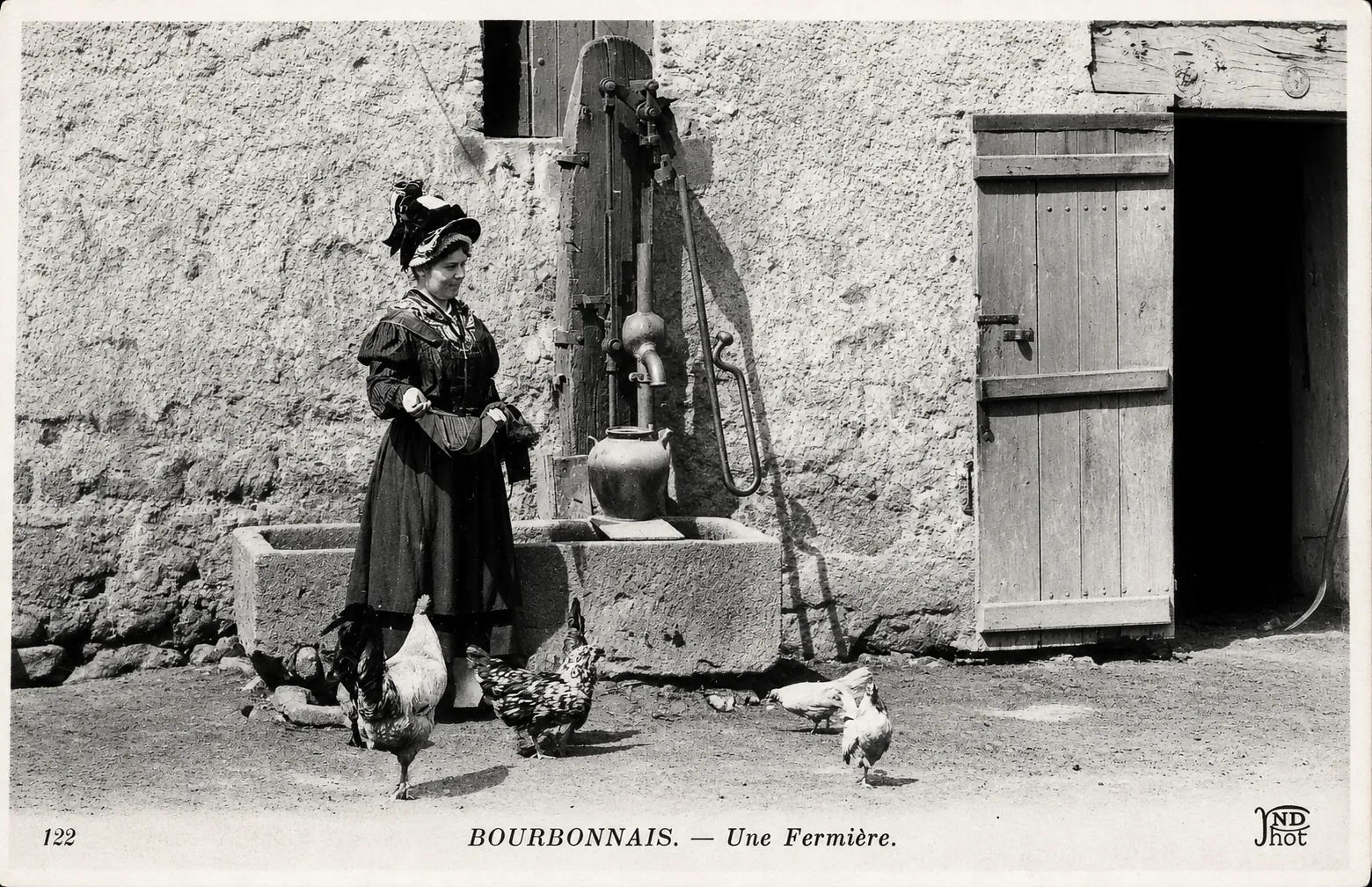 Carte postale Auvergne 02 - Remastérisée