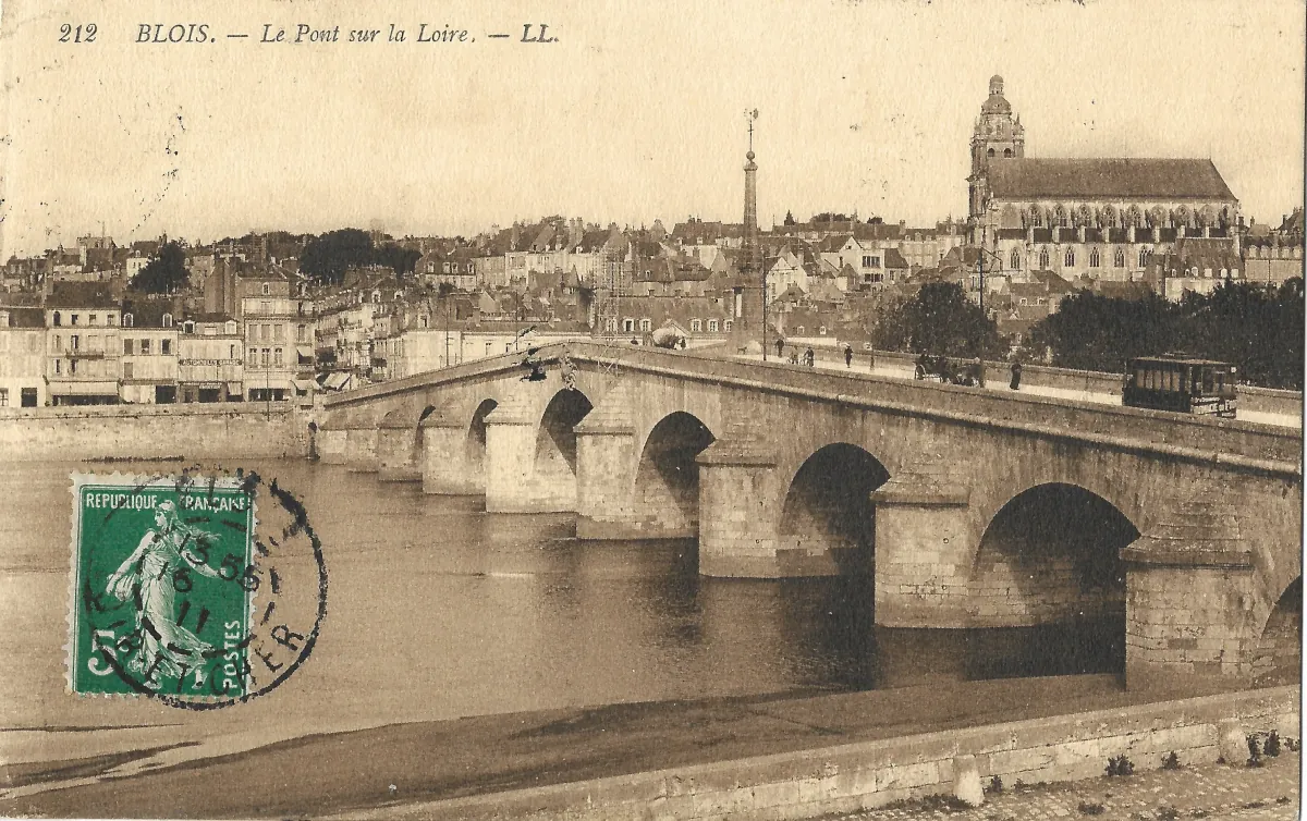 Carte postale Blois 01 - Original