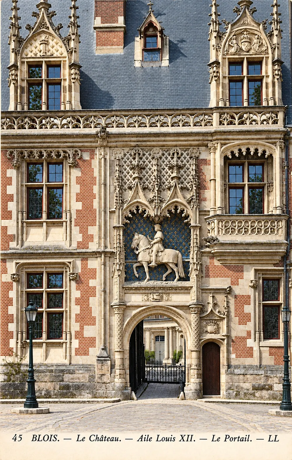 Carte postale Blois 10 - Colorized