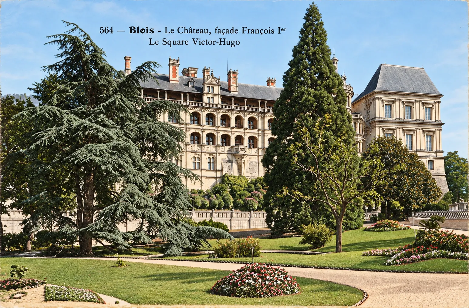 Carte postale Blois 11 - Colorized