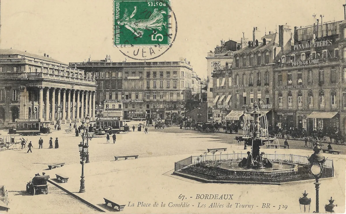Carte postale Bordeaux 01 - Original