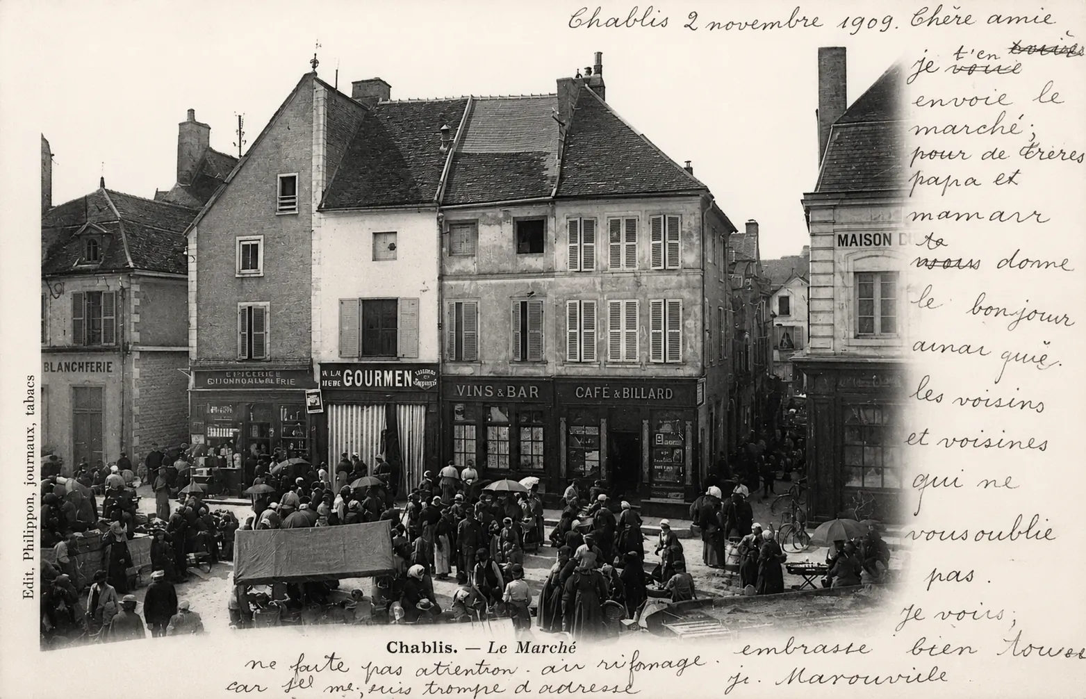 Carte postale Chablis 04 - Remastérisée