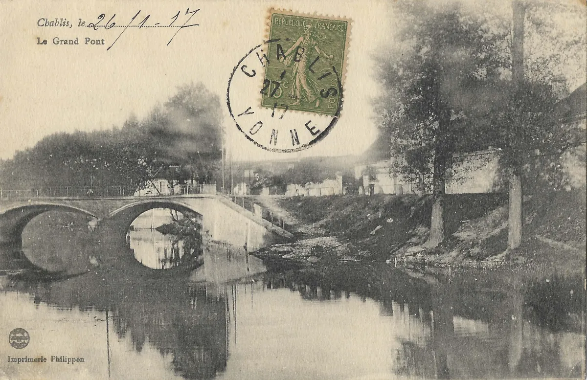 Carte postale Chablis 06 - Original