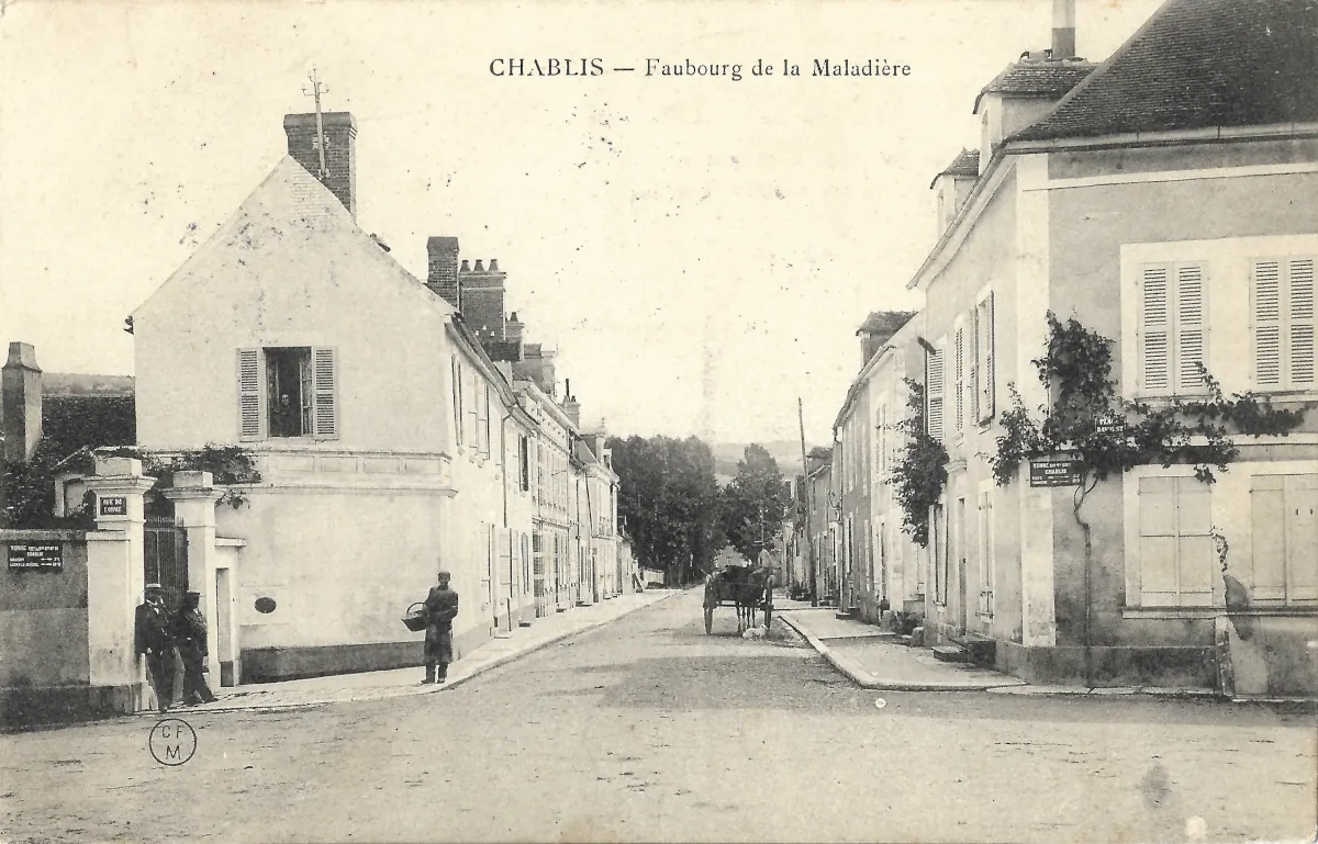 Carte postale Chablis 08 - Original