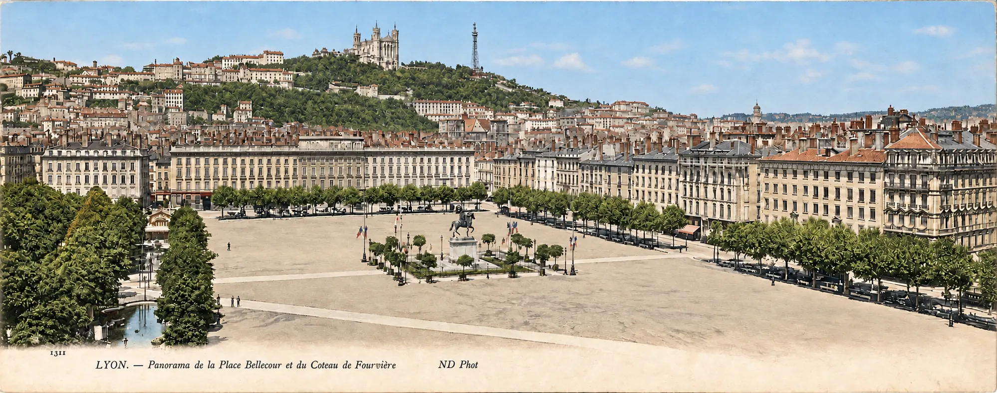 Carte postale Lyon 05 - Colorized