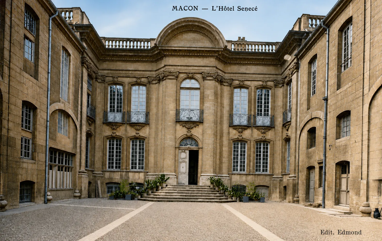 Carte postale Macon 02 - Colorisée