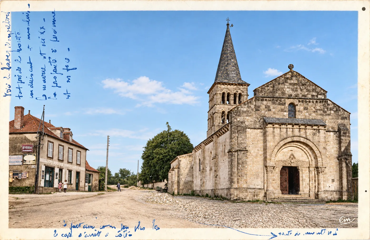 Carte postale Meillers 01 - Colorized