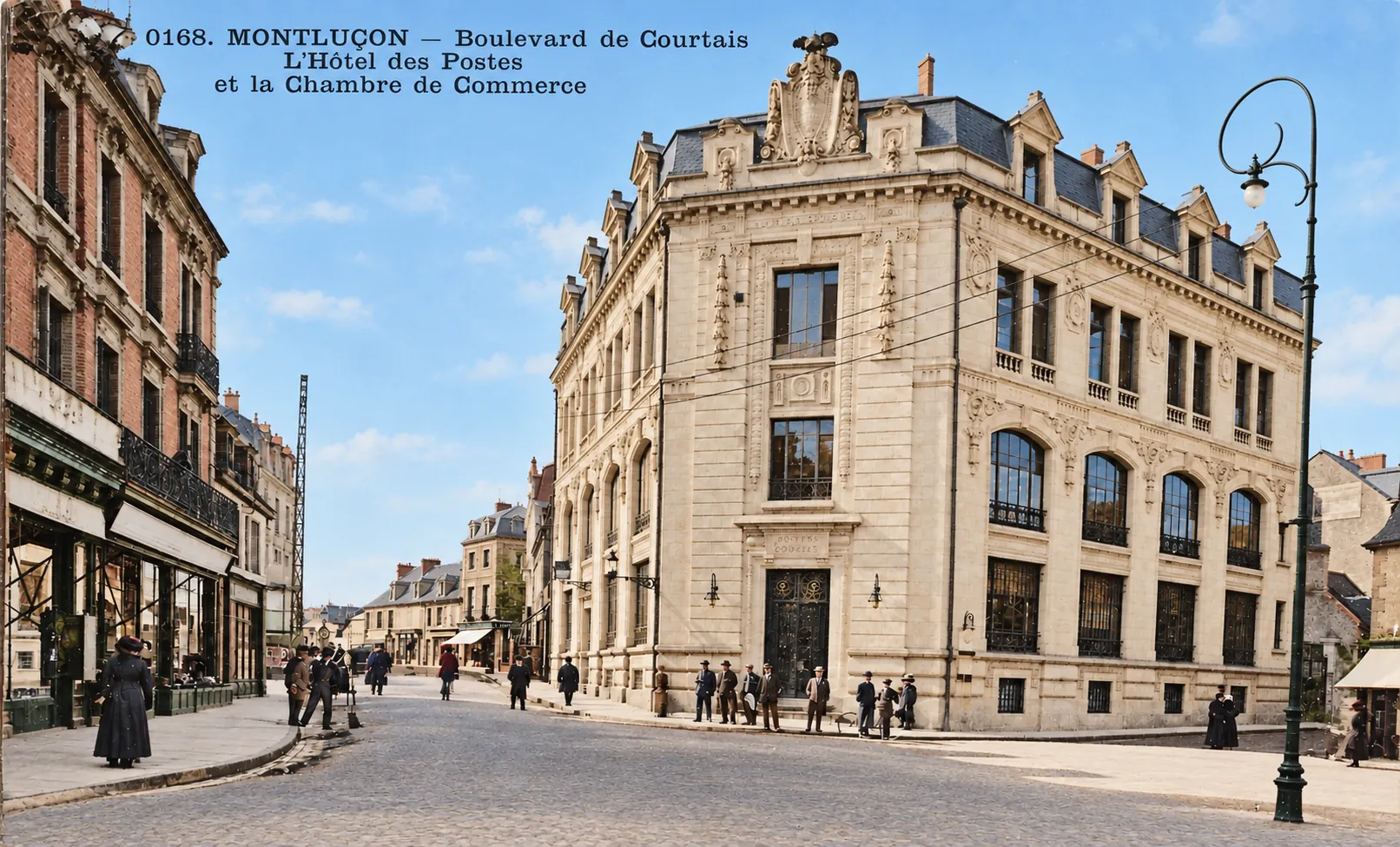 Carte postale Montluçon 01 - Colorized
