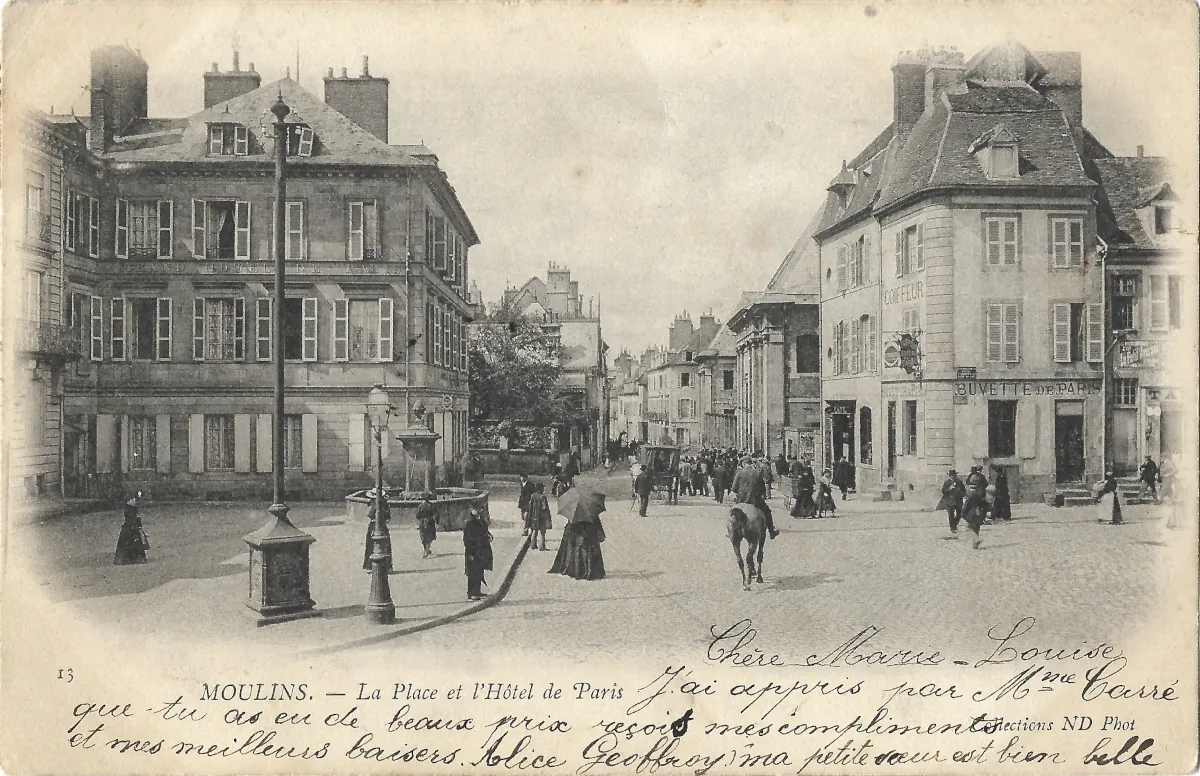 Carte postale Moulins 14 - Original