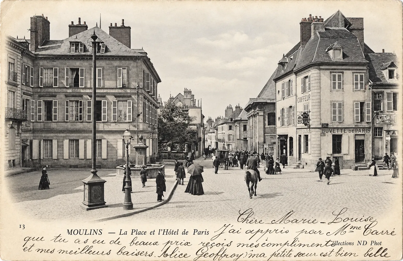 Carte postale Moulins 14 - Remastérisée