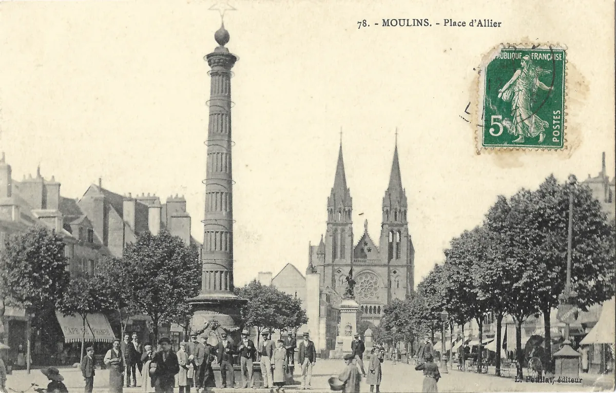 Carte postale Moulins 16 - Original