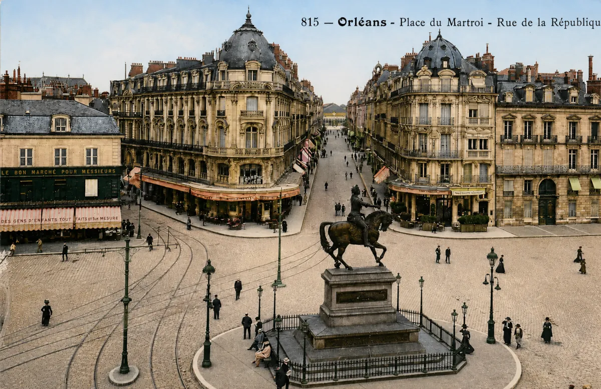 Carte postale Orleans 06 - Colorisée