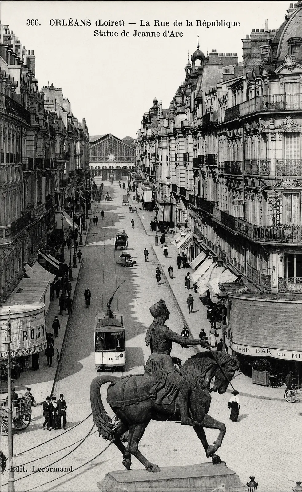 Carte postale Orleans 08 - Remastérisée