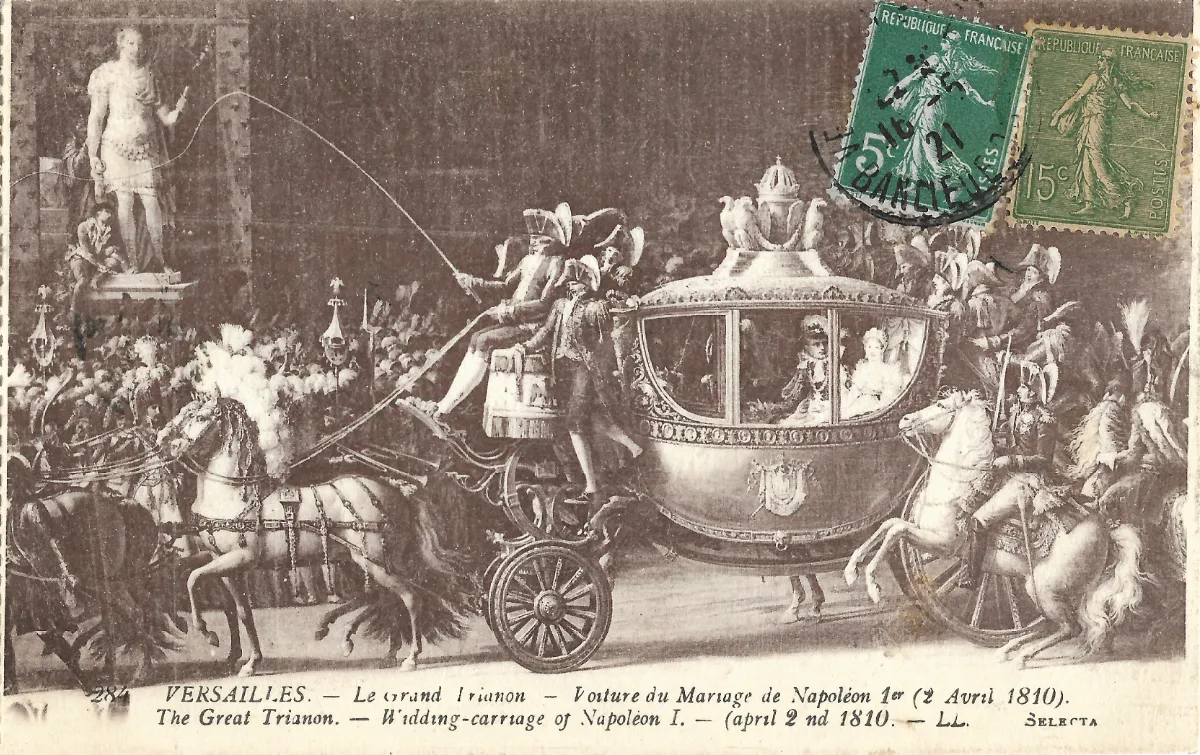 Carte postale Versailles 01 - Original