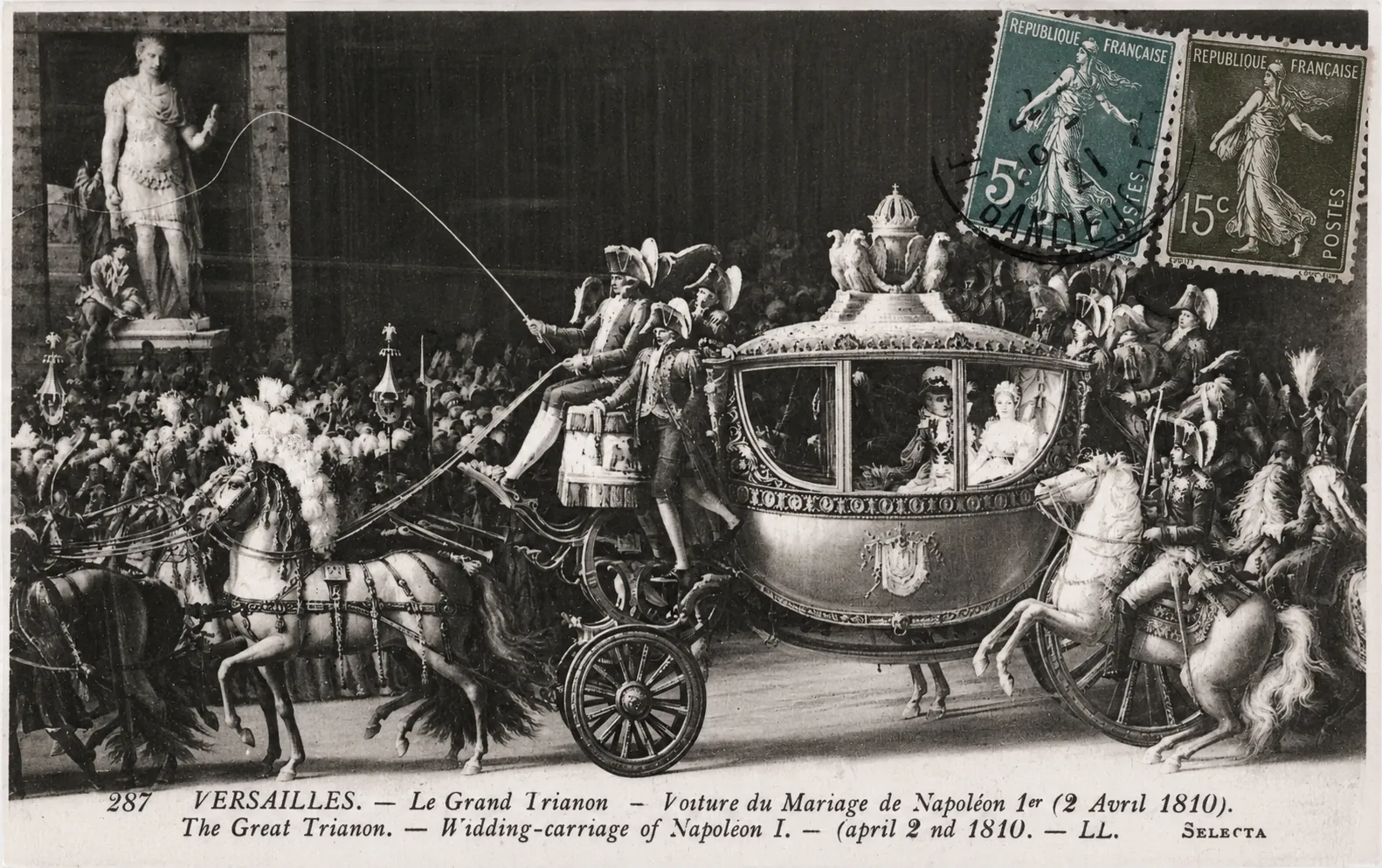 Carte postale Versailles 01 - Remastérisée