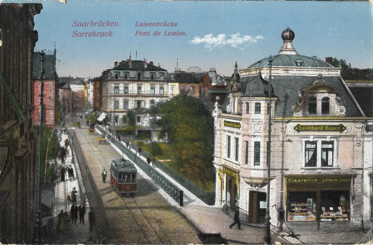 Carte postale Sarrebruck 01 - Original