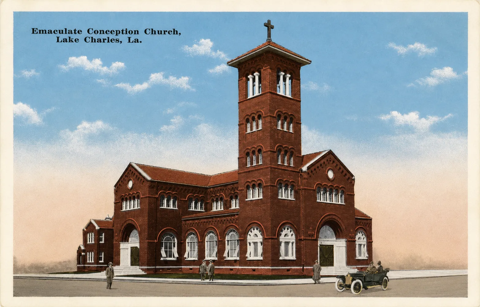 Carte postale Lake_Charles 05 - Remastérisée